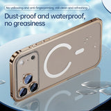 Full‑Coverage Snap Magnetic Alloy Frame Case for iphone