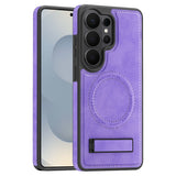 Magnetic Anti-Drop Leather Case with Stand for Samsung