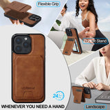 Detachable Magnetic 2-in-1 Leather Card Holder Case for iphone