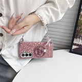 Gold‑Stamped Bow Magnetic Kickstand Case for Samsung Z Fold