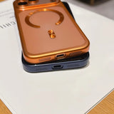 Luxury Matte Translucent Magnetic Case for iphone