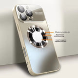 Magnetic Titanium Metallic Matte Case for iphone