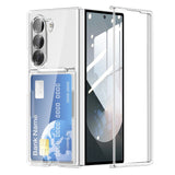 All‑in‑One Shell‑Film Integrated Case for Samsung Z Fold, Full Coverage With Card Holder & Kickstand