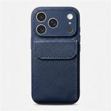 Leather Grain Shockproof Card Holder Kickstand Case for iphone