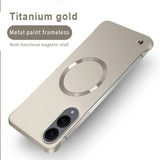 Matte Metal Thin Frameless Magnetic Case  for Samsung