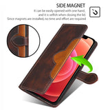 Magnetic Shockproof Leather Flip Kickstand Case for iphone