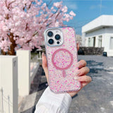 Glitter Magnetic Full‑Cover Shockproof Case for iphone