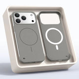 Ultra Thin Matte PC Frameless Magnetic Case for iphone