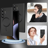 Soft Matte Magnetic Case for Samsung