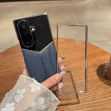 Shockproof Electroplated Wood Grain Case for Samsung