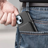 Fabric Texture Leather Wallet Stand Case for iphone