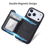 Magnetic Flip Card Holder Kickstand Case for iphone