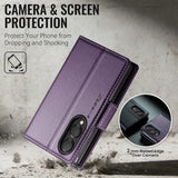 Leather Flip Wallet Stand Case for Samsung Z Fold