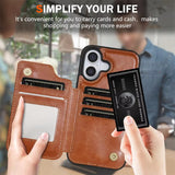 Wallet Magnetic Leather Case for iphone