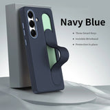 Shockproof Full Cover Hidden Wrist Strap Case for Samsung