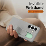 Shockproof Full Cover Hidden Wrist Strap Case for Samsung