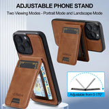 Detachable Magnetic 2-in-1 Leather Card Holder Case for iphone