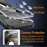Full‑Cover Matte Magnetic Shockproof Case for iphone