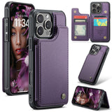 Magnetic Leather Wallet Case for iphone