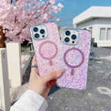 Glitter Magnetic Full‑Cover Shockproof Case for iphone