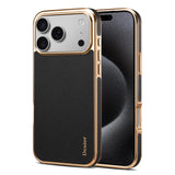 Electroplated Magnetic Leather Case for iphone