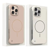 Ultra‑Thin Matte Borderless Magnetic Shockproof Case for iphone