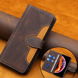 Magnetic Shockproof Leather Flip Kickstand Case for iphone