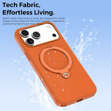 Tech Fabric Magnetic Rotating Stand Case for iphone