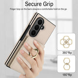 Shockproof Leather Case With Stand & Card Holder for Samsung Z Fold