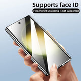 Glossy Metal Magnetic Shockproof All‑in‑One Shell‑Film Case for Samsung