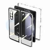 Magnetic Glass Metal‑Latch All‑in‑One Case for Samsung Z Fold