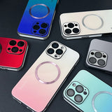 Premium Magnetic Iridescent Gradient Case for iphone