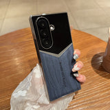 Shockproof Electroplated Wood Grain Case for Samsung