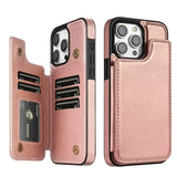 Wallet Layer Magnetic Flip Leather Case for iphone