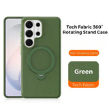 Tech Fabric Magnetic Hidden Rotatable Kickstand Case for Samsung