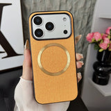 Simple Fabric‑Texture Magnetic Case for iphone