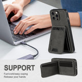 Full Coverage Leather Card Holder Case for iphone