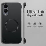 Matte Metal Thin Frameless Magnetic Case  for Samsung