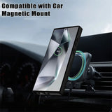 Transparent All-Round Magnetic Case with PET Film & Camera Protection for Samsung