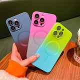 Gradient Magnetic Full Coverage Case for iphone