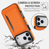 Magnetic Card Holder Stand Leather Case for iphone