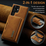 Magnetic Wallet Leather Case for Samsung