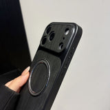 Wood Grain Magnetic Shockproof Case for iphone