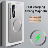 Ultra Thin Matte Metallic Magnetic Case for Samsung