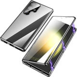 Glossy Metal Magnetic Shockproof All‑in‑One Shell‑Film Case for Samsung