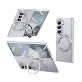 Magnetic One‑Piece Case With Screen Protector &  Rotating Stand for Samsung Z Fold