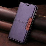 Shockproof Leather Flip Wallet Phone Case for Samsung