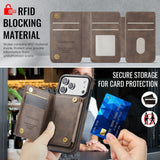 Magnetic Wallet Leather Case for iphone