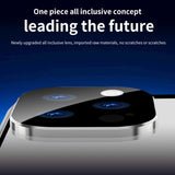 All‑in‑One Magnetic Metal Glass Case with Screen Film for iphone