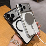 Luxury Matte Translucent Magnetic Case for iphone